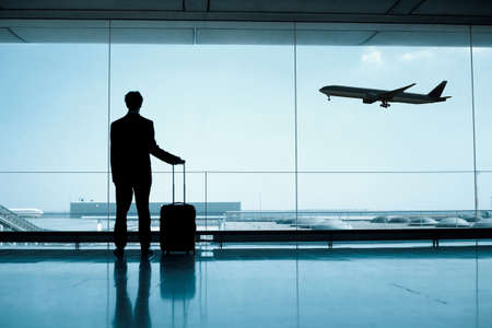 businessman at the airportの写真素材