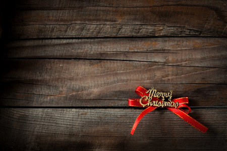 merry christmas wooden backgroundの写真素材