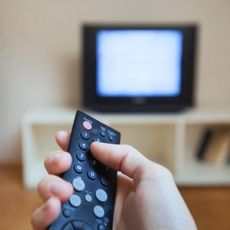 watching tv