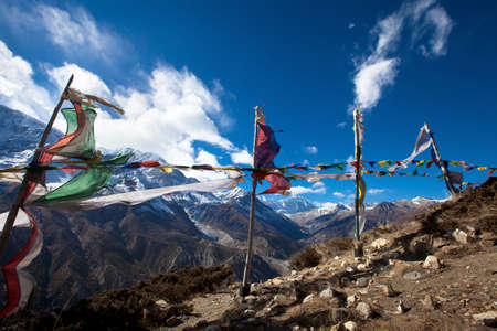 trekking in Nepalの写真素材