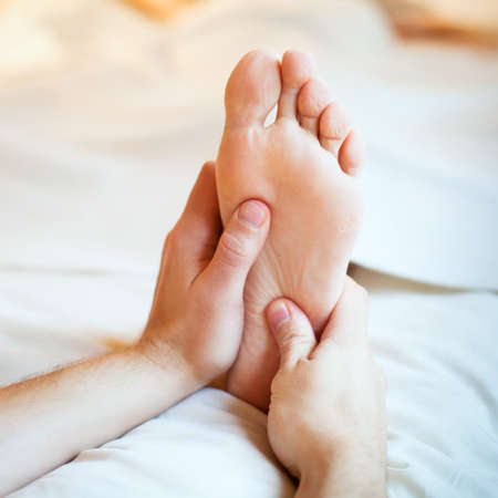 foot massageの写真素材