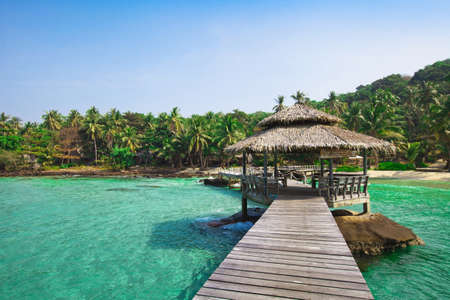 beautiful tropical beachの写真素材