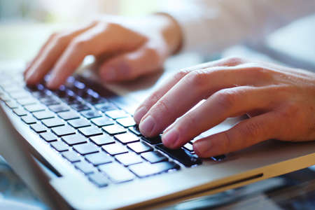 using internet, social networkの写真素材