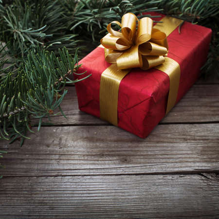 gift for xmas or new yearの写真素材
