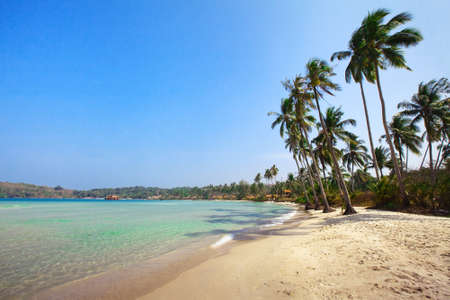 beautiful beach on Koh Kood island in Thailandの写真素材