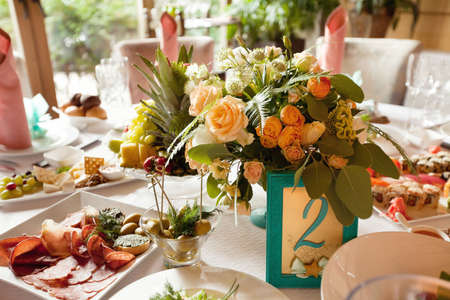 wedding tableの写真素材