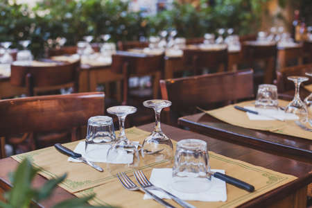 restaurant in Italyの写真素材
