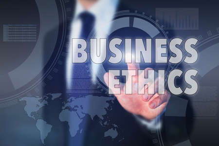 business ethics conceptの写真素材