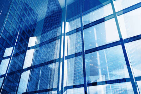 abstract business building interior, futuristic backgroundの写真素材