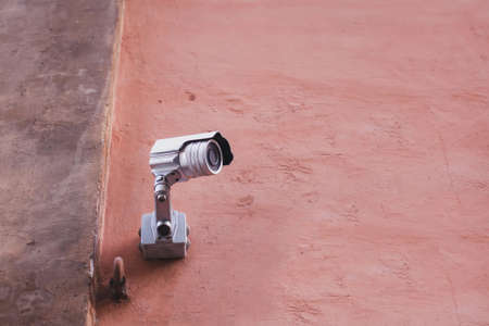 outdoor security camera for surveillanceの写真素材
