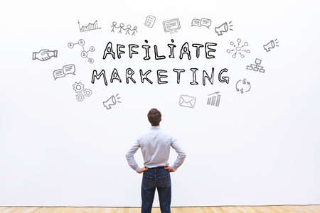 affiliate marketing conceptの写真素材