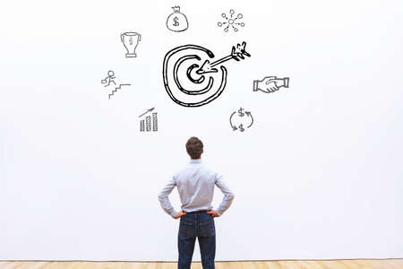 target for company or achievement conceptの写真素材