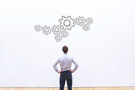 process concept, business mechanism, transformationの写真素材