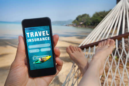 travel insurance conceptの写真素材