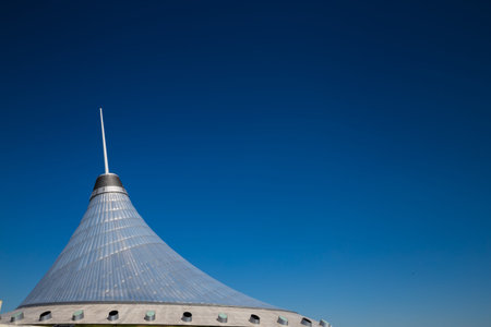 Astana, Kazakhstan - August 28, 2016 Khan Shatyr shopping mallのeditorial素材