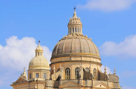 Church of Saint John the Baptist, Xewkija, Gozo island, Maltaの写真素材