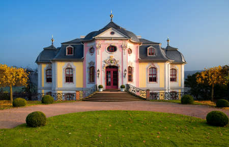 Rococo palace, Dornburg castles, Dornburg, Thuringia, Germany, Europeのeditorial素材