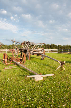 vintage rural equipmentの写真素材