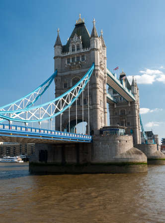Daytime view of Tower Bridge from the North Bankの写真素材