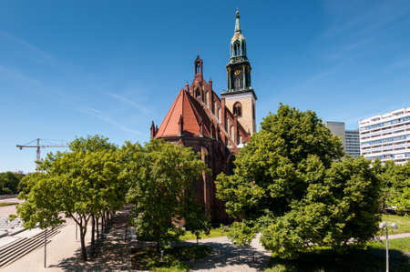 St. Mary's Church in Berlin, Germanyの写真素材