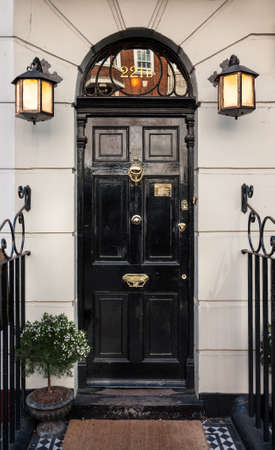 221B Baker Street in London, UKのeditorial素材