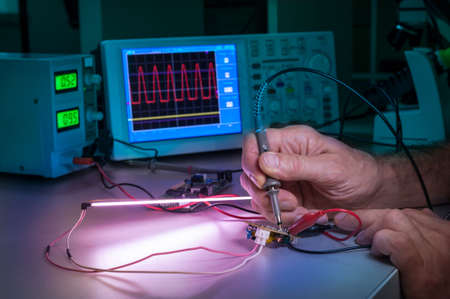 Testing of radioelectronic equipmentの写真素材