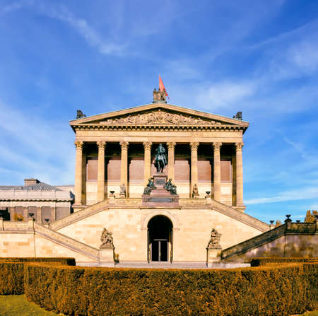 Old National Gallery in Berlin, Germanyのeditorial素材