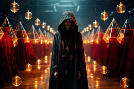 Esoteric knowledge, conspiracy theories, mystical hidden truth. Generative AI.の素材