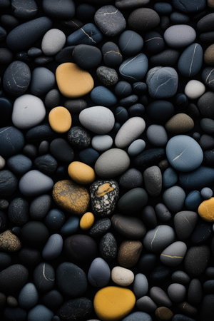 A close up of a bunch of rocks.の素材