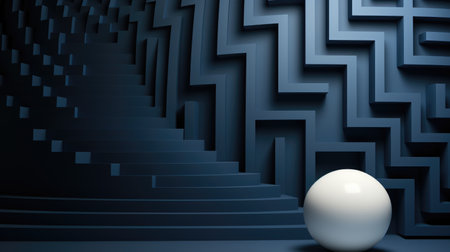 A white egg sitting on top of a black floor.の素材