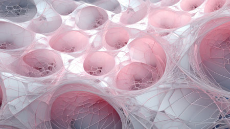 A computer generated image of a spiral structureの素材