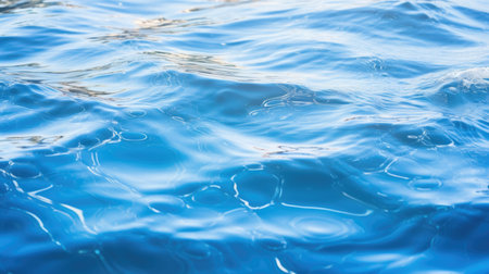 A close up of a body of water with wavesの素材