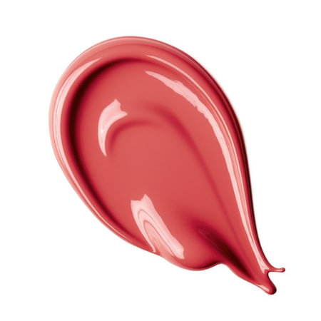 A close up of a red liquid on a white backgroundの素材
