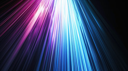 A picture of a very long exposure of lightの素材