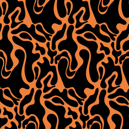 Seamless background with tiger skin pattern.