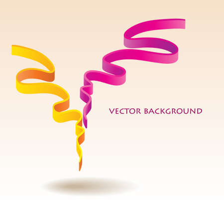 abstract wave backgroundのイラスト素材