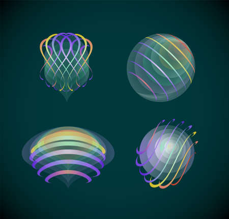 Set of vector design elementsのイラスト素材