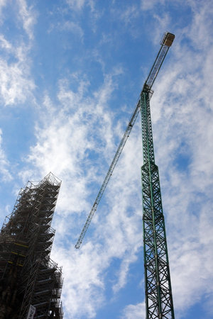 Building craneの写真素材