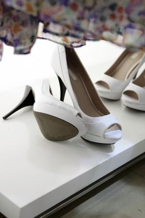 High heel female shoesの写真素材