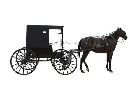 Amish transportの写真素材