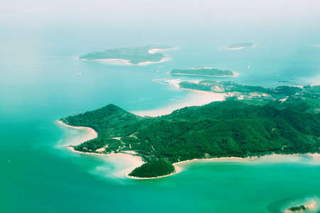 island aerialの写真素材