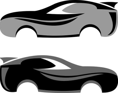 stock logo cars illustrationのイラスト素材