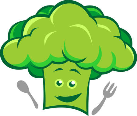 stock logo chef broccoliのイラスト素材