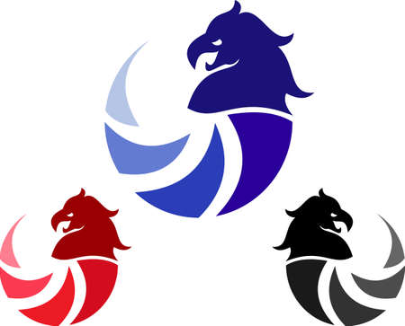 stock logo eagle illustrationのイラスト素材