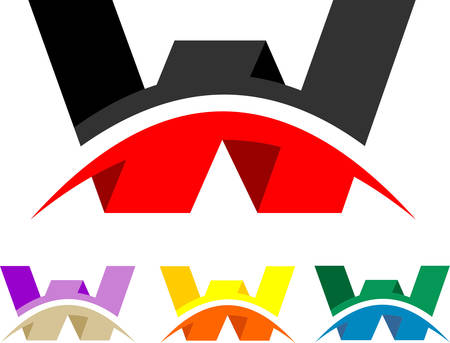 stock logo letters illustrationのイラスト素材