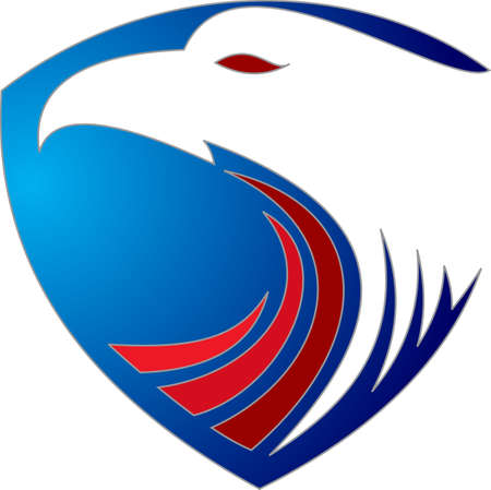logo eagle shieldのイラスト素材