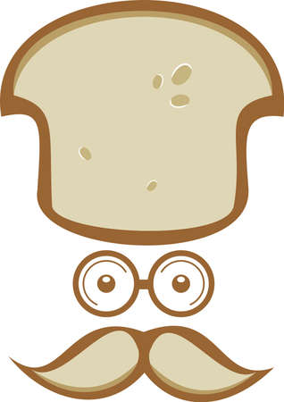 logo mister senior bread chefのイラスト素材