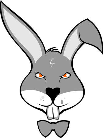 fashion rabbit logoのイラスト素材