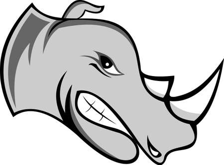 the queen of rhinoのイラスト素材