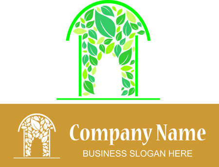 green home logoのイラスト素材